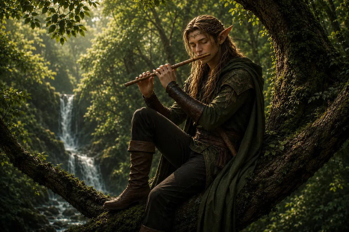 Wood Elf fantasy artwork
